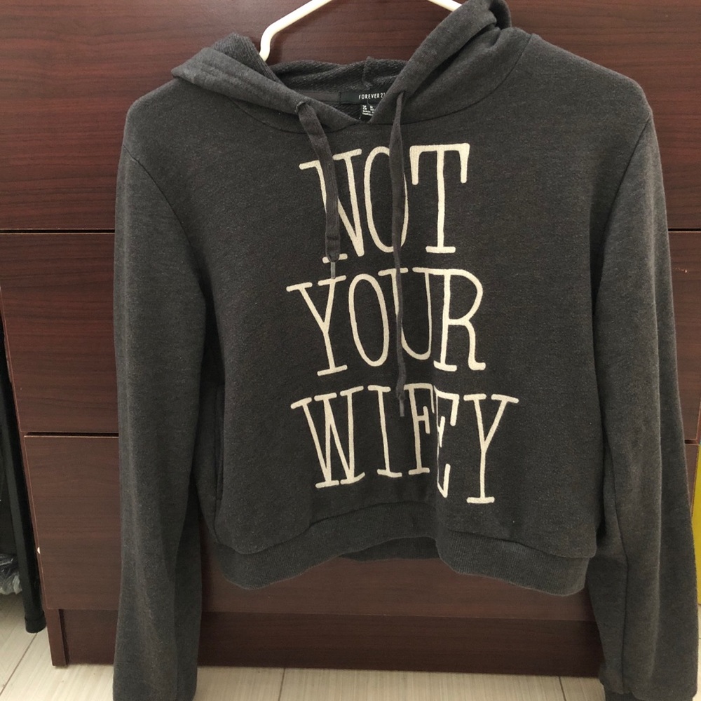Crop hoodie